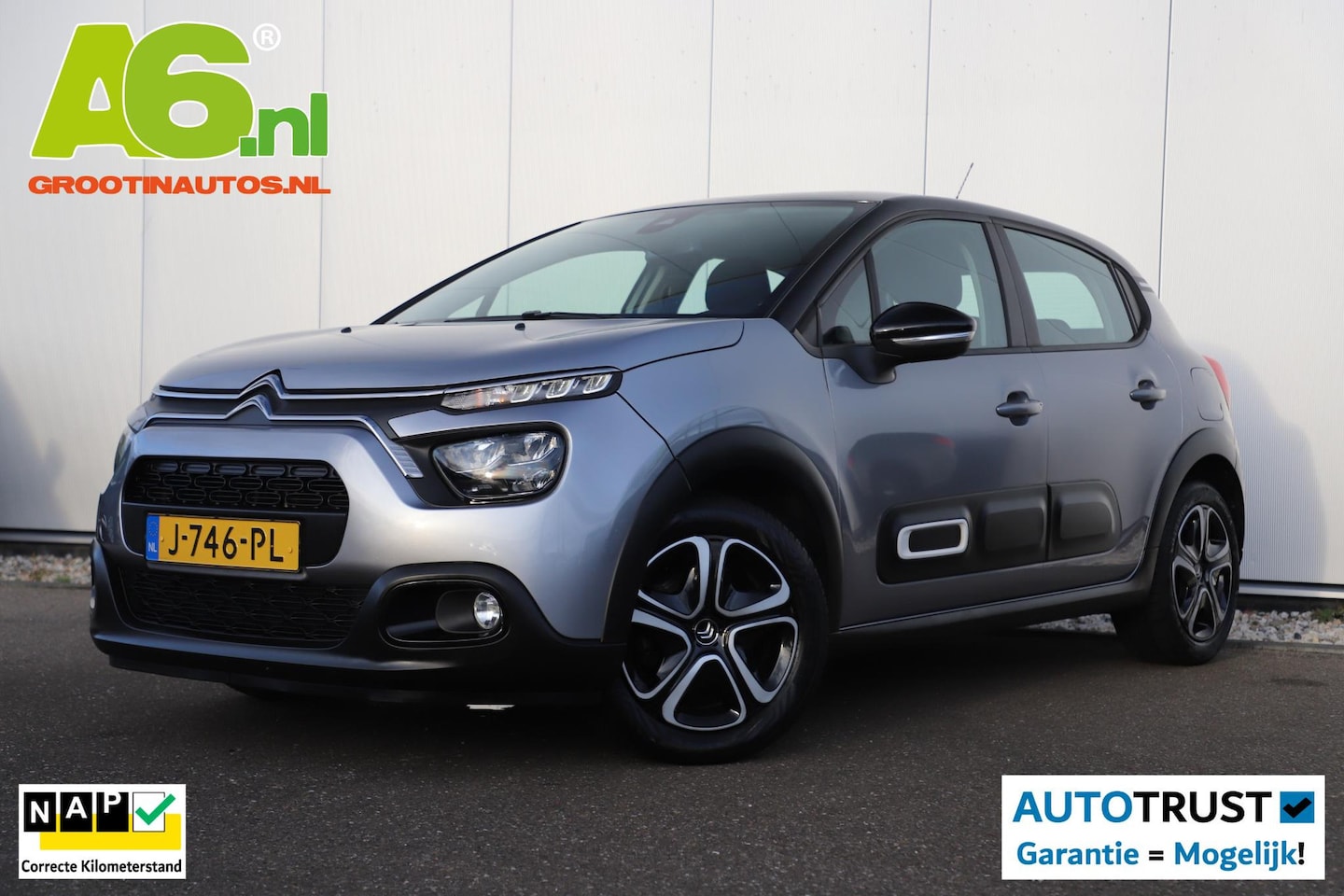 Citroën C3 - 1.2 PureTech Feel Navigatie Carplay Android Climate Cruise Control Rijstrooksensor Parkeer - AutoWereld.nl