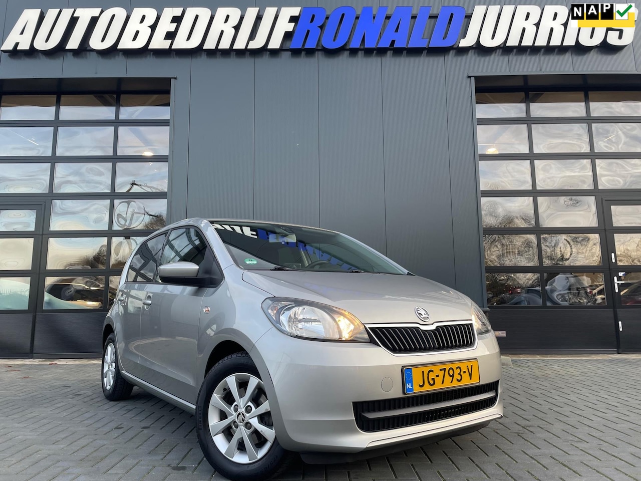 Skoda Citigo - 1.0 Greentech Fresh NL.Auto/Airco/Elc.Pakket/5Deurs/Cruise-control/16inch/Goed onderhouden - AutoWereld.nl