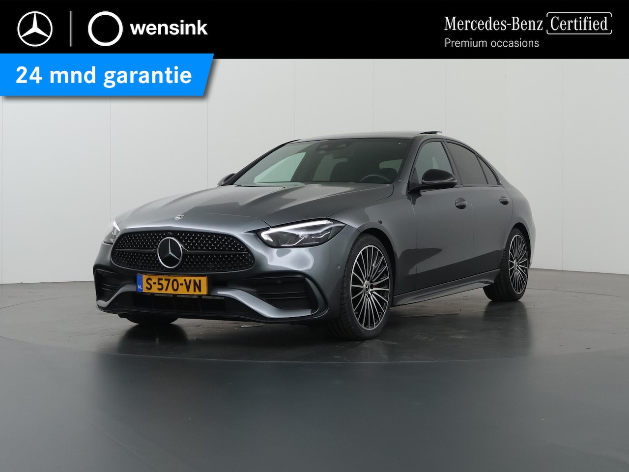Mercedes-Benz C-klasse - 200 AMG Line | Night | Panoramadak | 19" lichtmetalen velgen | Sfeerverlichting | Getint g - AutoWereld.nl