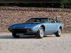 Maserati Khamsin - "Matching Numbers" In the shade of Celeste Chiaro with black Connolly leather interior, A