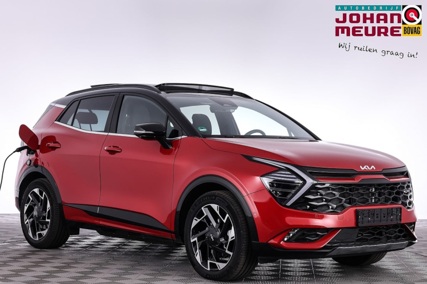 Kia Sportage - 1.6 T-GDi 265PK Plug-In Hybrid AT6 AWD GT-Plusline | PANORAMADAK | LEDER | Trekhaak - AutoWereld.nl
