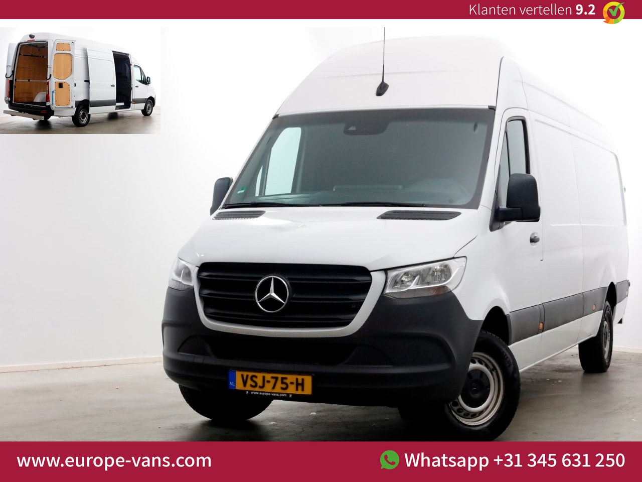 Mercedes-Benz Sprinter - 317 CDI 170pk RWD 9G Automaat L3H3 Maxi Navi/Camera 10-2022 - AutoWereld.nl