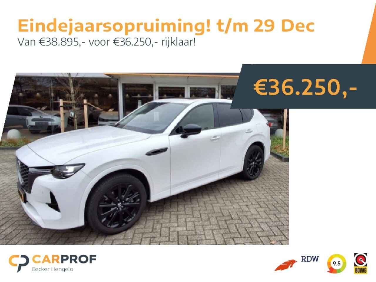 Mazda CX-60 - 2.5 PHEV Homura NLauto | 1e eig. | All-in | Dealeronderhouden - AutoWereld.nl