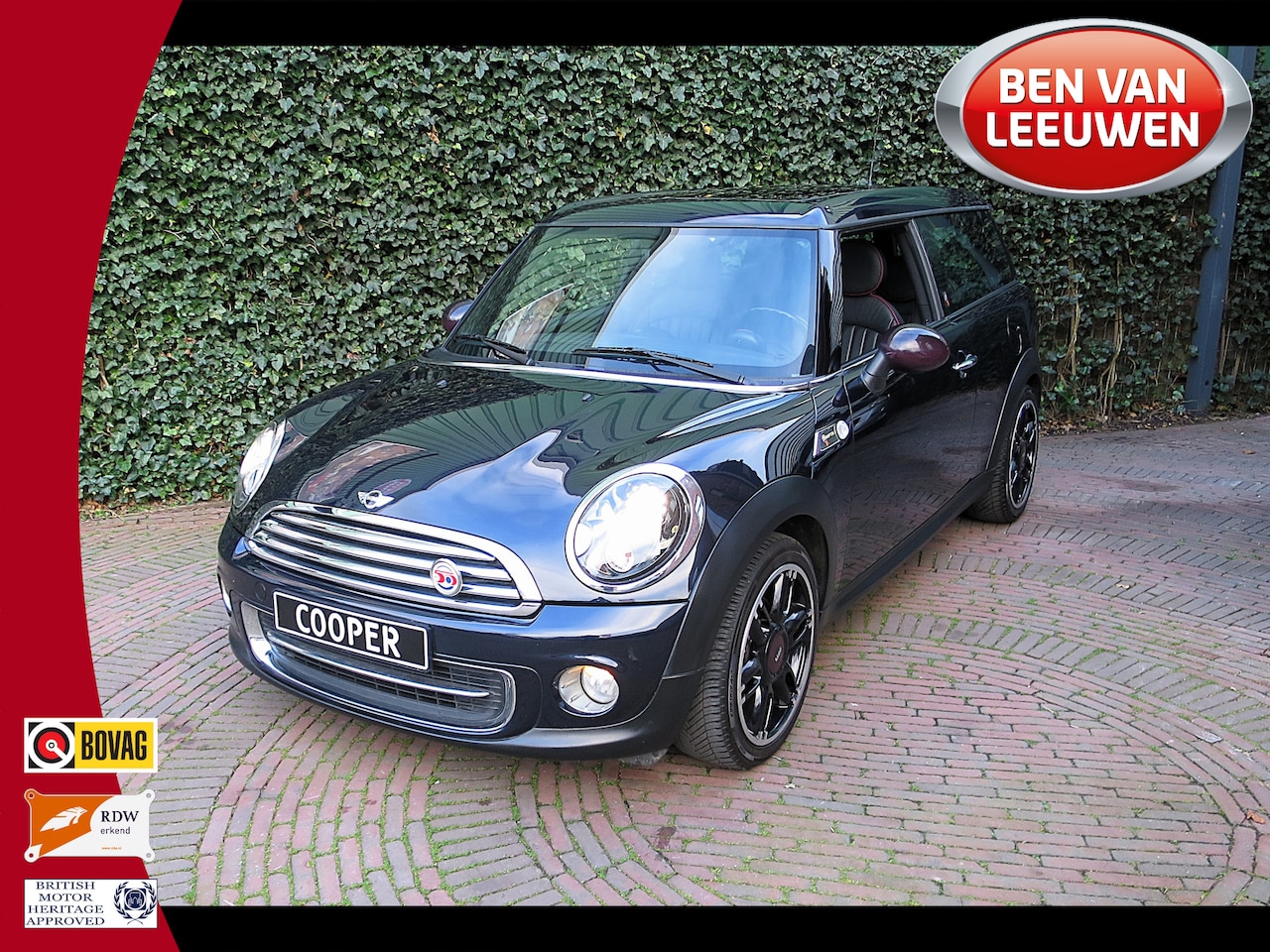 MINI Clubman - 1.6 Cooper Hampton R55 LCI met Xenon, PDC, Leer, Pano.dak en 17" - AutoWereld.nl