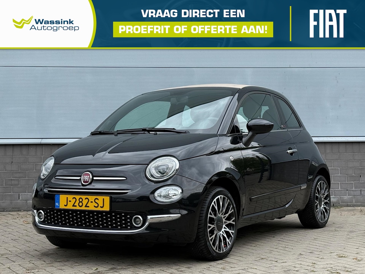 Fiat 500 C - 1.2 69pk Dualogic Star | Automaat | Cabriolet | Navigatie | Parkeersensoren | Automatische - AutoWereld.nl