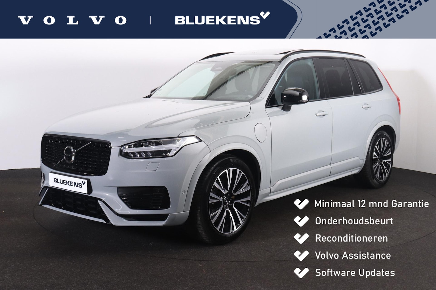 Volvo XC90 - T8 Recharge AWD Ultra Dark - Luchtvering - Panorama/schuifdak - IntelliSafe Assist & Surro - AutoWereld.nl