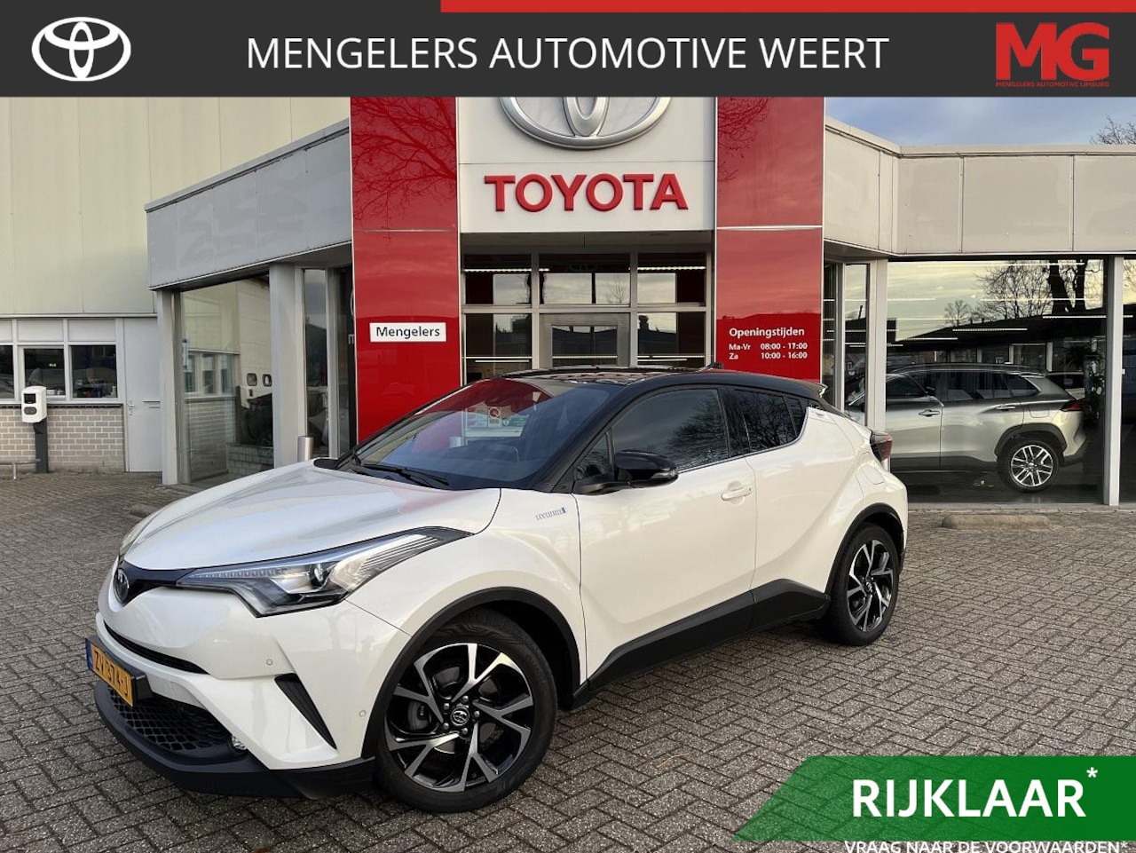 Toyota C-HR - 1.8 Hybrid Style Bi-Tone | Rijklaar | NL-Auto | Navi | Stoel en stuurverwarming | Parkeers - AutoWereld.nl