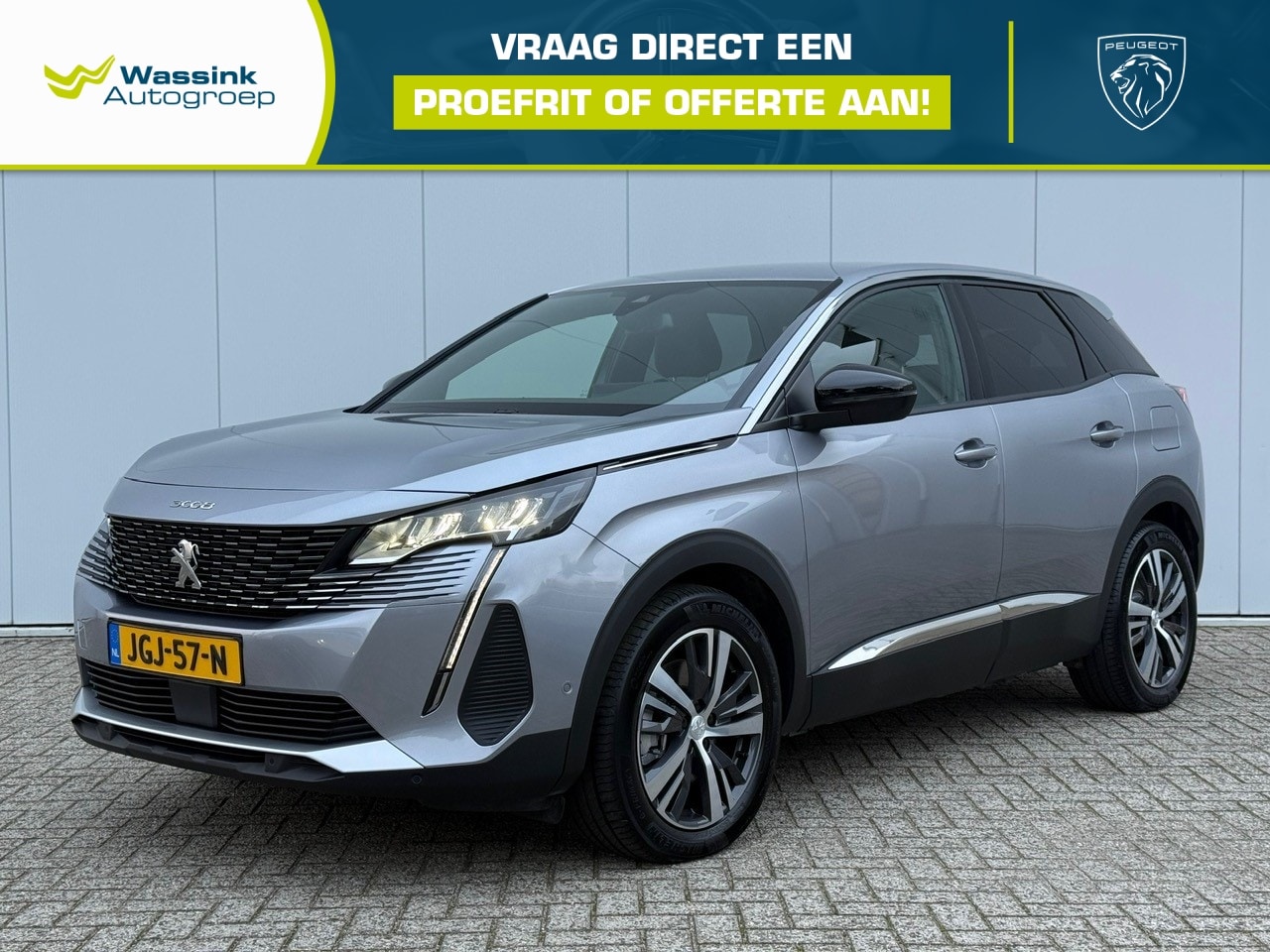 Peugeot 3008 - 1.6 Plug-in HYbrid 225pk e-EAT8 Allure | Navigatie | Camera | Carplay | Adaptive Cruise | - AutoWereld.nl