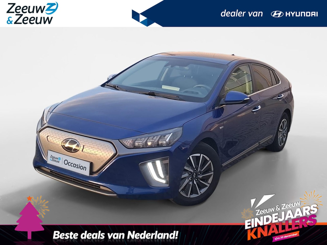 Hyundai IONIQ - Comfort EV 38 kWh | Perfecte staat | Navi | Clima | Cruise | - AutoWereld.nl