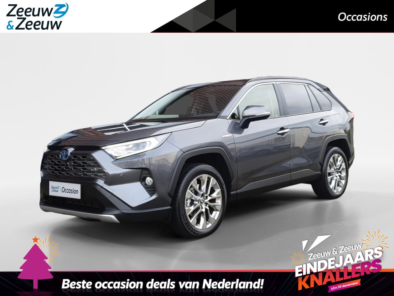 Toyota RAV4 - 2.5 Hybrid Executive | Trekhaak | Rondom camera | Navigatie | Lederen bekleding | Stoel ve - AutoWereld.nl