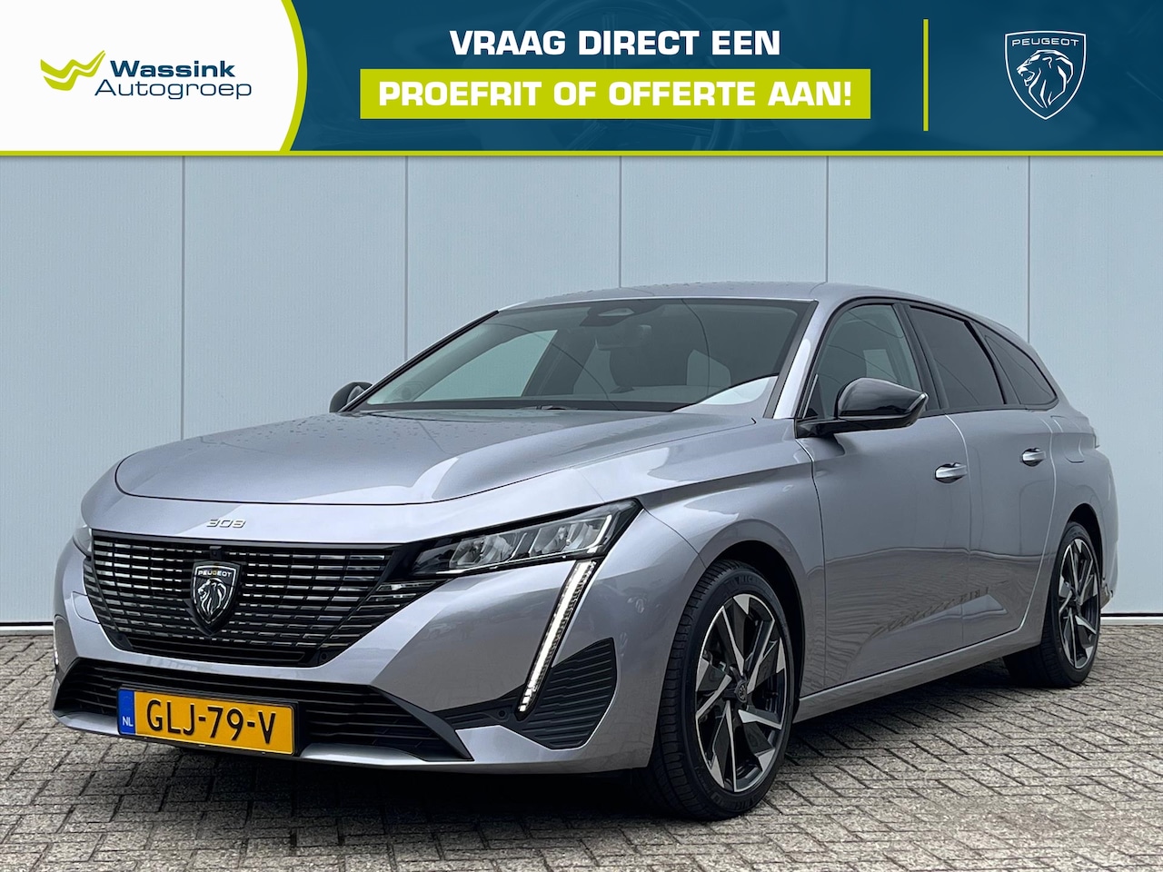 Peugeot 308 SW - 1.6 HYbrid 180pk e-EAT8 Allure | Adaptive Cruise Control | Camera & Sensoren Voor + Achter - AutoWereld.nl