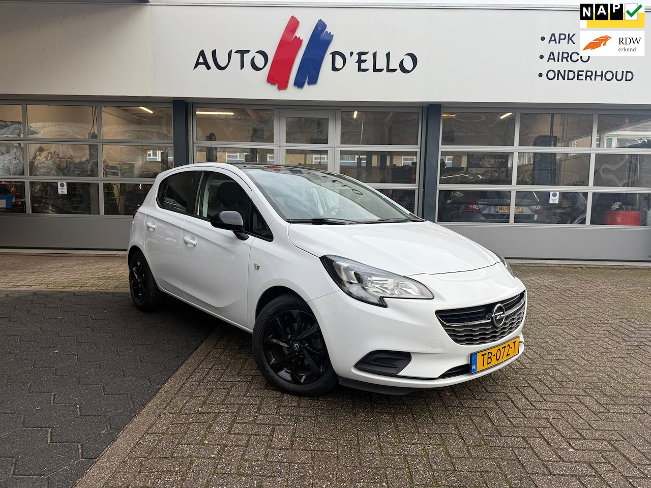 Opel Corsa - 1.4 Black Edition AIRCO|NAVI|BLUETOOTH|DEALER ONDERHOUDEN - AutoWereld.nl