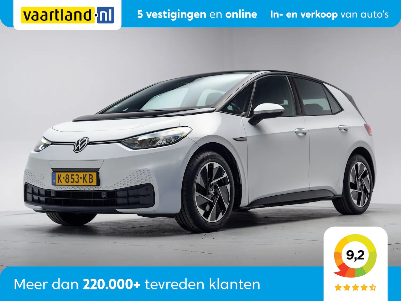 Volkswagen ID.3 - Life 58 kWh Aut. fase [ LED Adapt.cruise Stoelverwarming ] - AutoWereld.nl