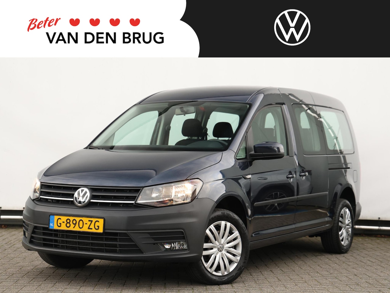 Volkswagen Caddy Maxi - 1.4 TSI Trendline 130PK DSG | Airco | 7 persoons | Cruise control | Parkeersensoren - AutoWereld.nl