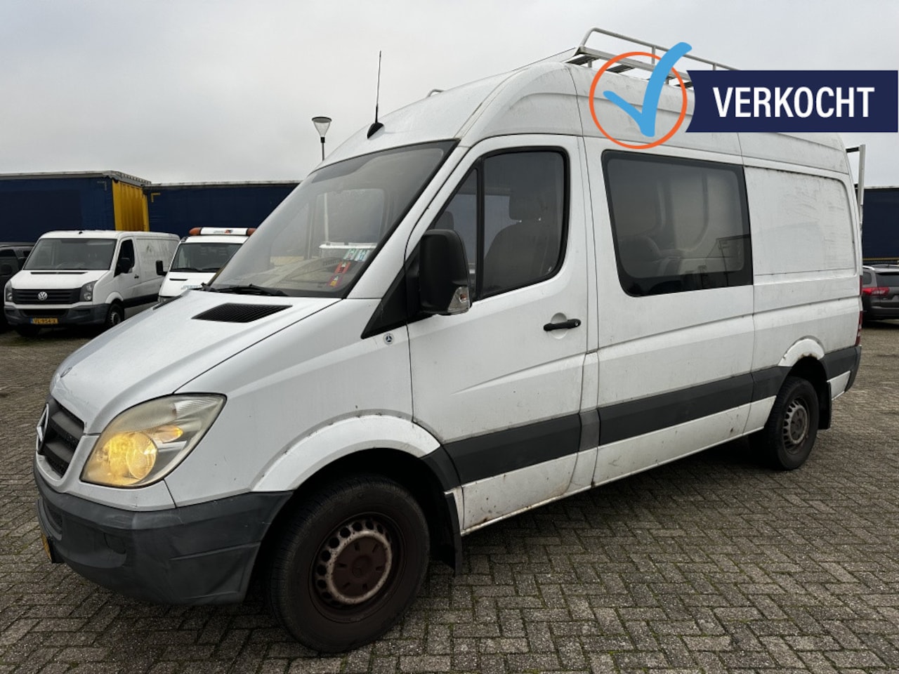 Mercedes-Benz Sprinter - 315 CDI 2008 L2H2 dubbele Cabine airco - AutoWereld.nl
