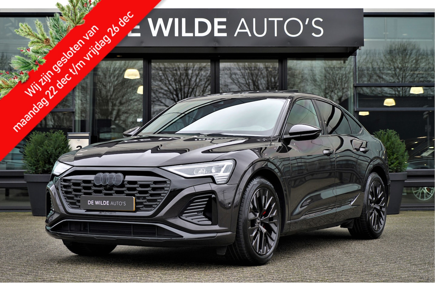 Audi Q8 Sportback e-tron - 50 quattro S-line Pano Luchtvering ACC Memory Camera NL-auto - AutoWereld.nl