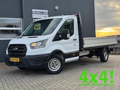 Ford Transit - 350 2.0 TDCI 131pk L3 AWD 4x4 Pick-up | Trekhaak 2800KG | 3.66m laadbak | Airco | Cruise |