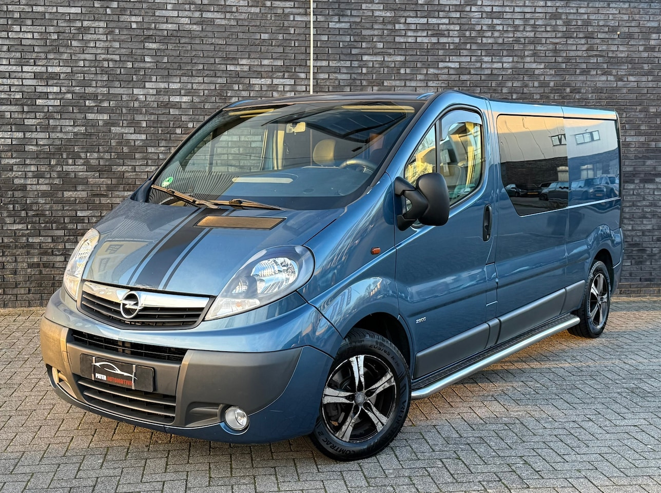 Opel Vivaro - 2.5 CDTI L2H1 DC Cruise Control|Airco|Elekt Ramen|Dubbel Cabine Verlengd - AutoWereld.nl