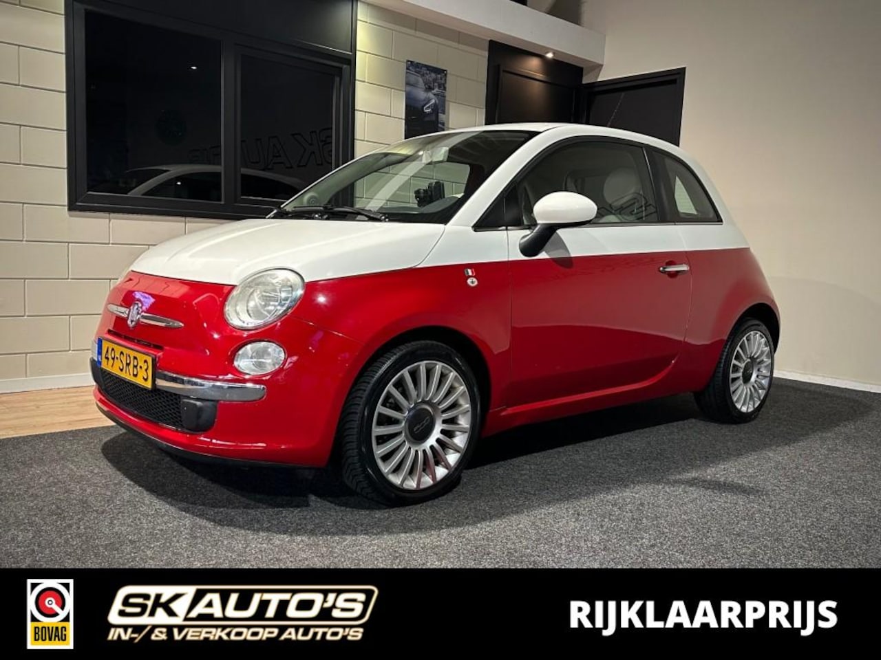 Fiat 500 - 0.9 TWINAIR POP NAP l AIRCO l NAVI l TWOTONE l LMV l - AutoWereld.nl