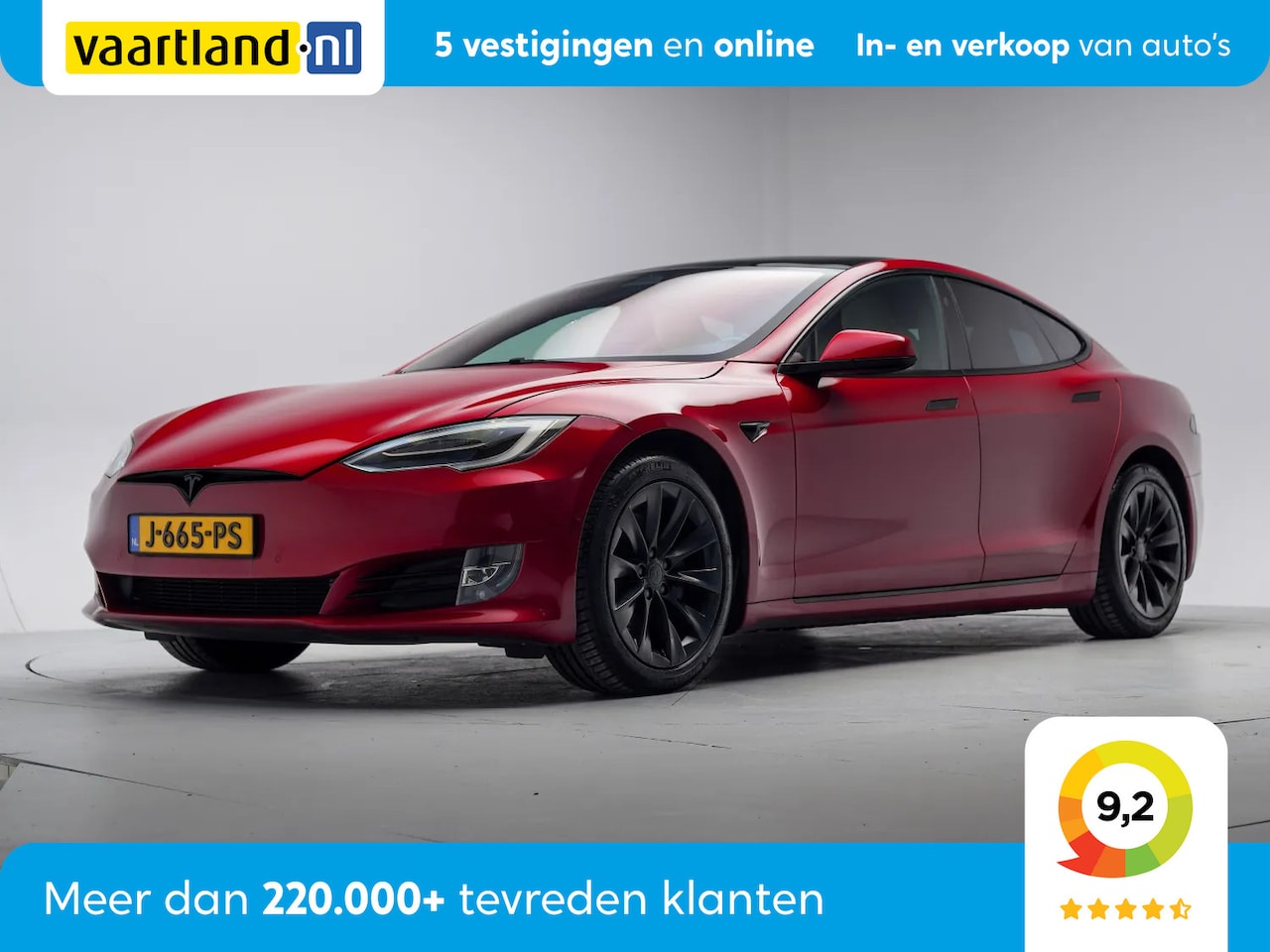 Tesla Model S - Long Range Dual Motor AWD [ Panorama Leder Stoelverwarming v+a ] - AutoWereld.nl