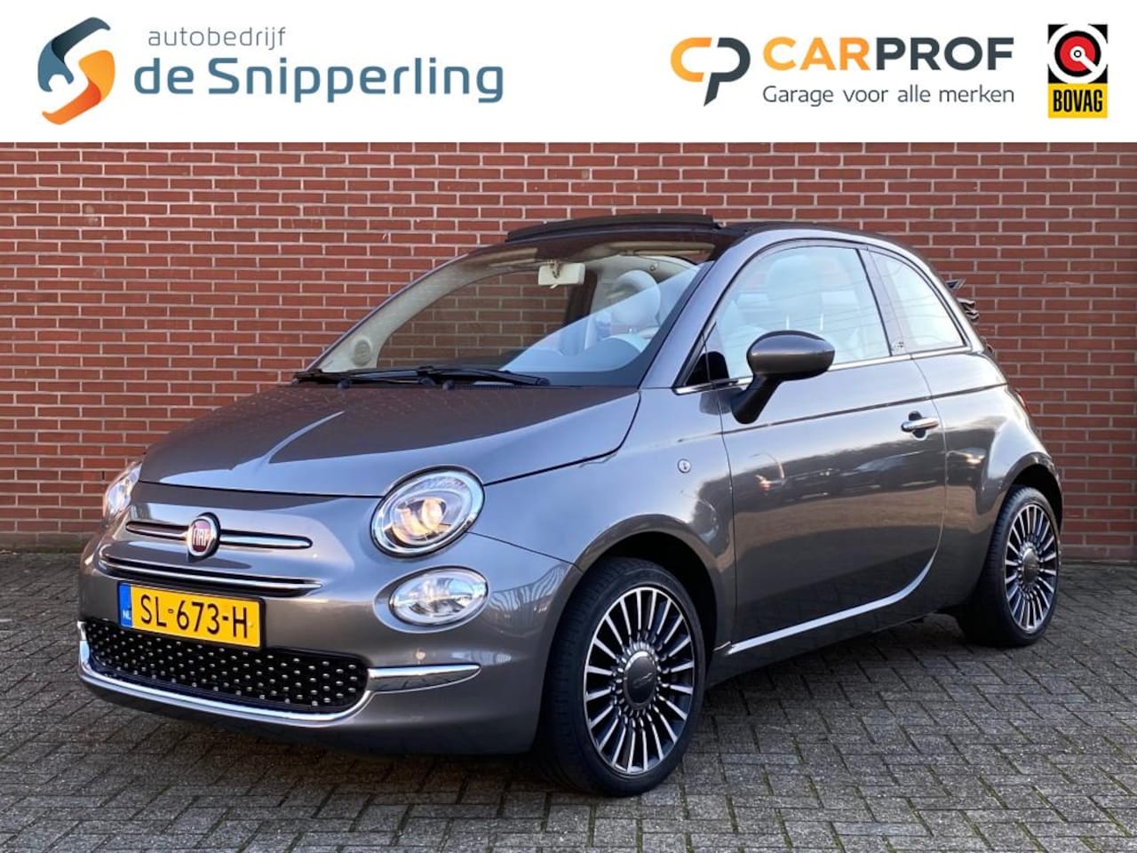 Fiat 500 C - 0.9 TWINAIR T CABRIO LOUNGE NAV CRUISE PDC LMV DAB AIRCO - AutoWereld.nl