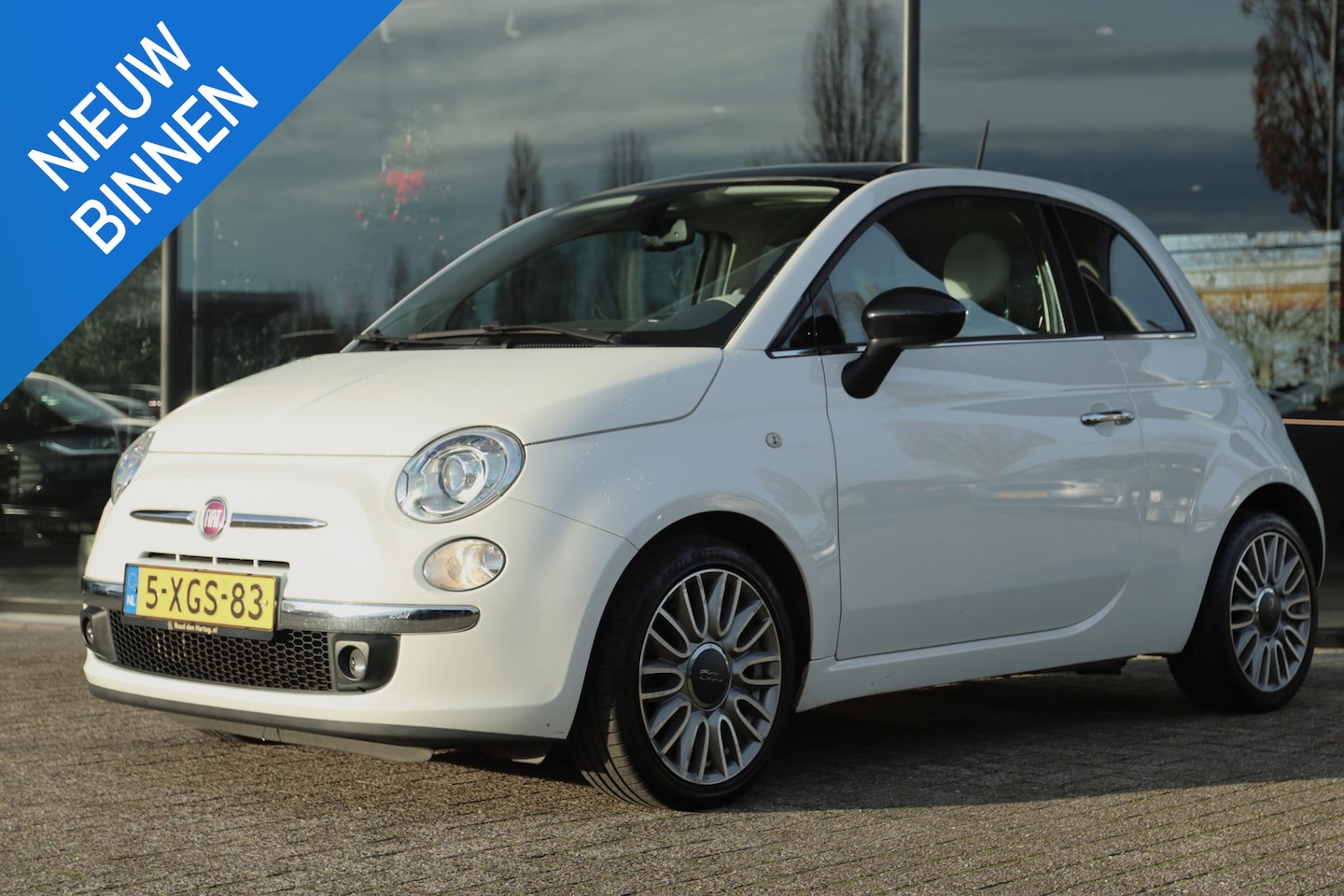 Fiat 500 - 0.9 TWINAIR TURBO CULT | PANO | LEDER | XENON | INTERSCOPE | PDC | LMV - AutoWereld.nl