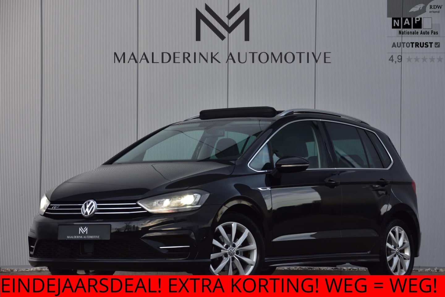Volkswagen Golf Sportsvan - 1.4 TSI 150 pk Automaat Highline R-line Panodak, Xenon, Navi, Stoelverwarming - AutoWereld.nl