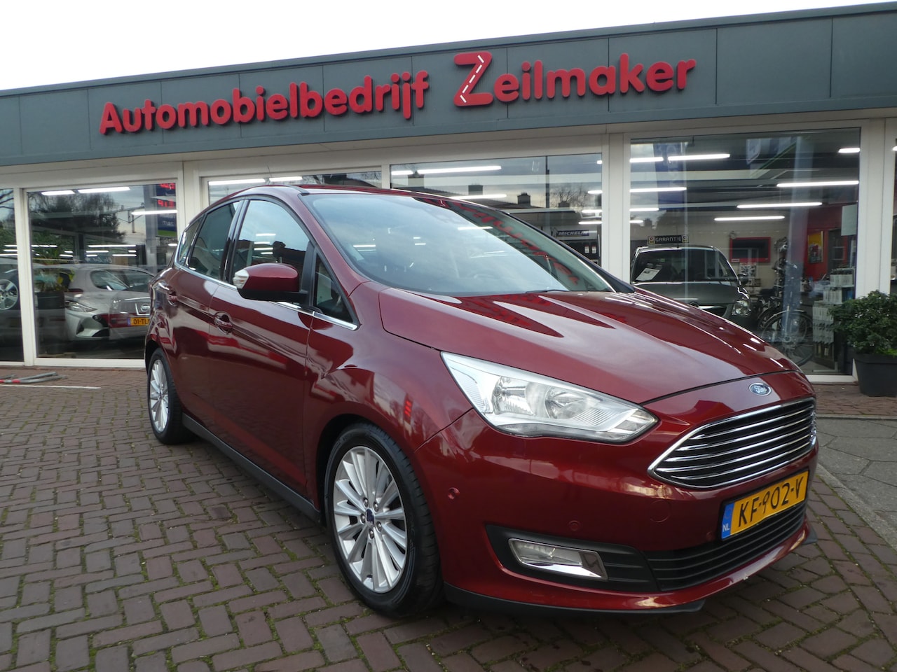 Ford C-Max - 1.0 Titanium 1.0 Titanium 125Pk, Navi, PDC V+A, Elektr. A. klep, LM velgen - AutoWereld.nl