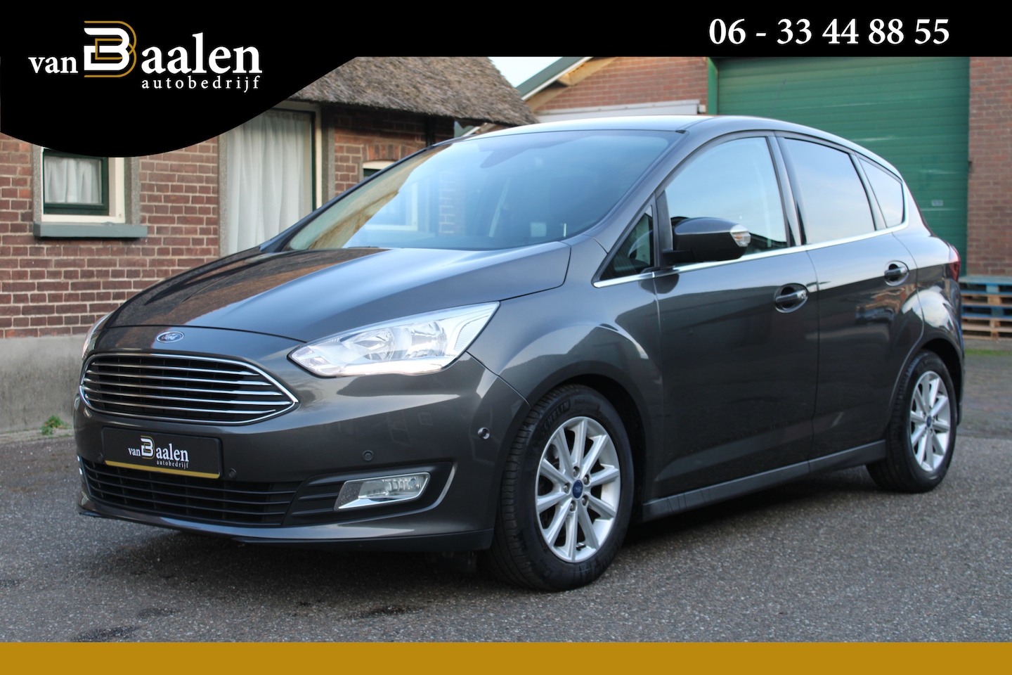 Ford C-Max - 1.5 Titanium 150Pk NAVI CAMERA TREKHAAK AUTOM. 65000KM!!! - AutoWereld.nl