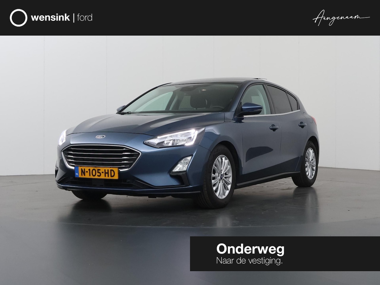 Ford Focus - 1.0 EcoBoost Hybrid Titanium X Business | Panoramadak | Navigatie | Cruise Control | Clima - AutoWereld.nl