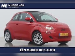 Fiat 500 C - RED 42 kWh | Stoelverwarming | Keyless | Android | Draadloze Telefoonlader