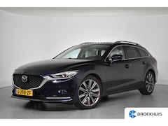 Mazda 6 Sportbreak - 2.5 SkyActiv-G 194 Luxury | Trekhaak | Open Dak | Bose | 360 Camera | Hud | Cruise Adaptiv