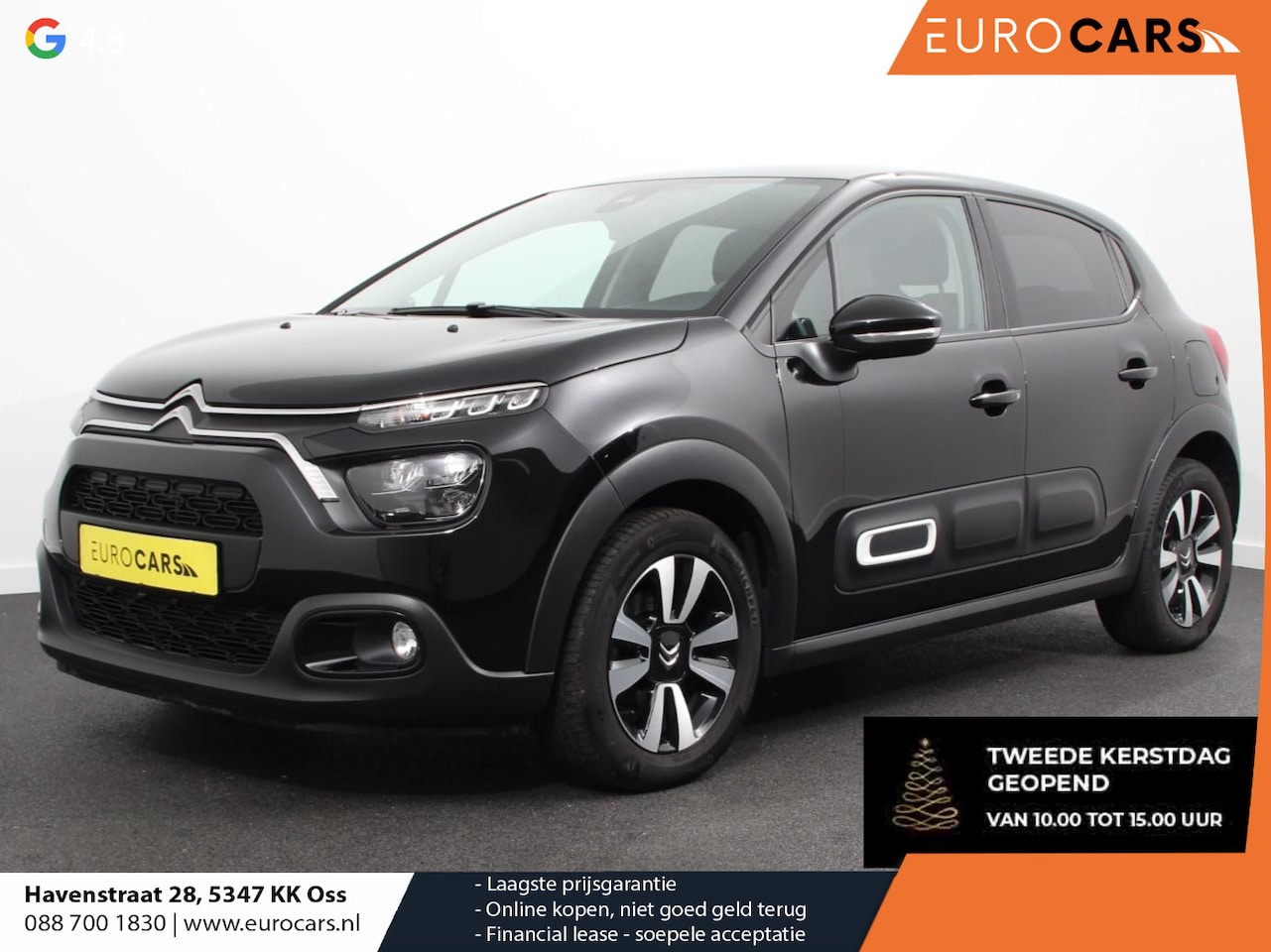 Citroën C3 - 1.2 PureTech Max Automaat Airco Navigatie Apple carplay / Android Auto Parksensoren Licht - AutoWereld.nl