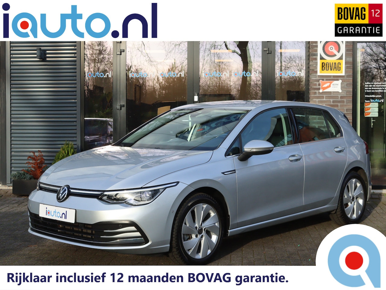 Volkswagen Golf - 1.5 eTSI 150pk DSG Style LED+/Keyless/Camera/Elek. stoel+mem/ACC/Dodehoek/17" - AutoWereld.nl