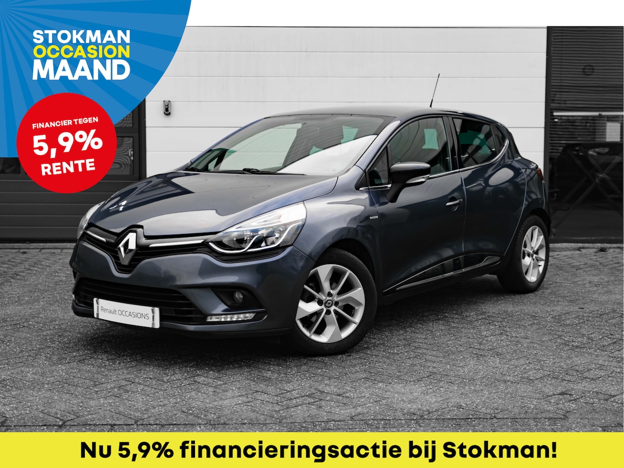 Renault Clio - 0.9 TCe Limited | Airco | LM Velgen | NAVI | Handsfree sloten | - AutoWereld.nl