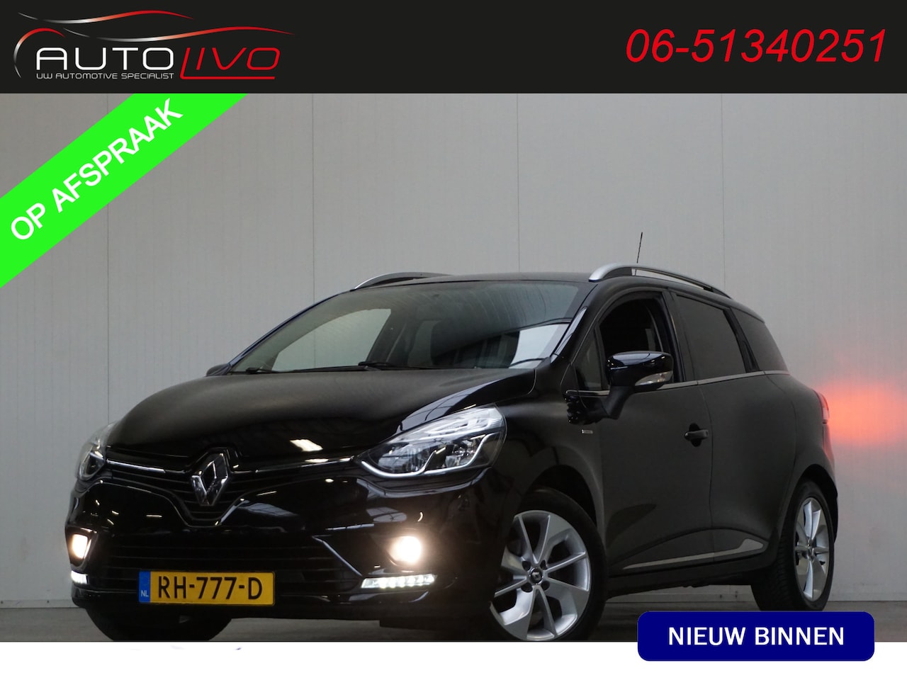 Renault Clio Estate - 0.9 TCe Limited NAVI BASS LED AIRCO CRUISE LMV PDC etc. - AutoWereld.nl