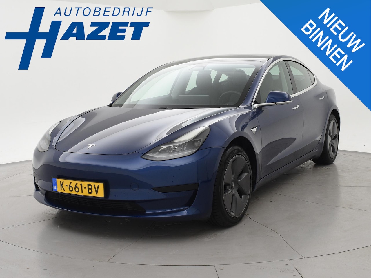 Tesla Model 3 - 60 kWh RWD *BTW* + LEDER | AUTOPILOT | PANORAMA | 3 CAMERA'S | PRIVACY GLASS - AutoWereld.nl
