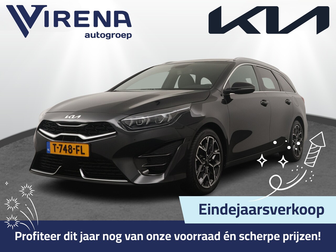 Kia Cee'd Sportswagon - Ceed Automaat 1.5 T-GDi GT-Line Automaat - Automatische achterklep - Schuif/Kantel dak - A - AutoWereld.nl