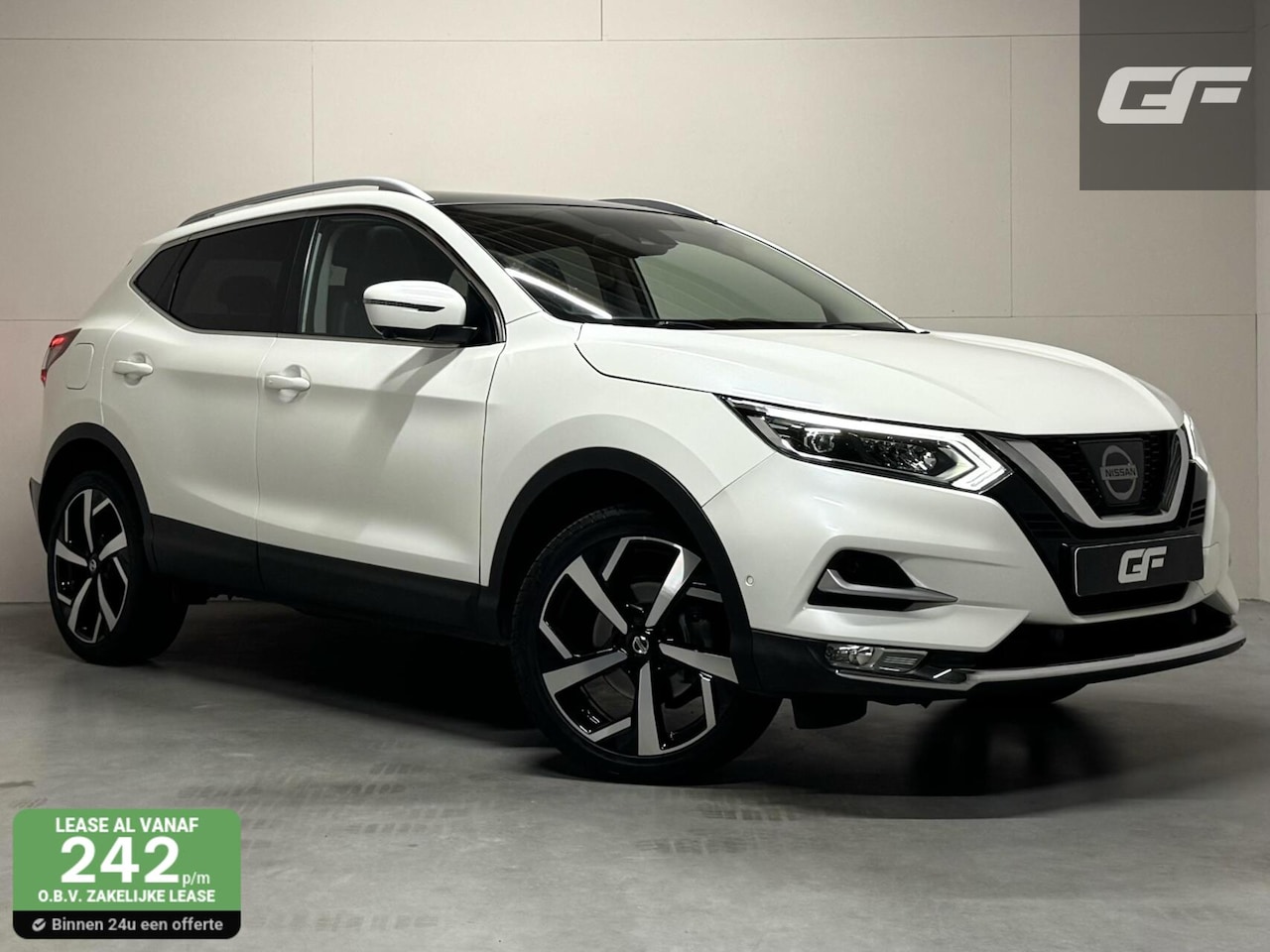 Nissan Qashqai - 1.2 Tekna+ Pano Cruise 360° Stoelv. Trekh. NAP - AutoWereld.nl