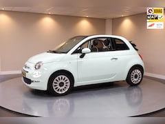Fiat 500 C - 0.9 TwinAir Turbo Lounge *Mint-Groen* Navi|DAB|Cruise|NAP