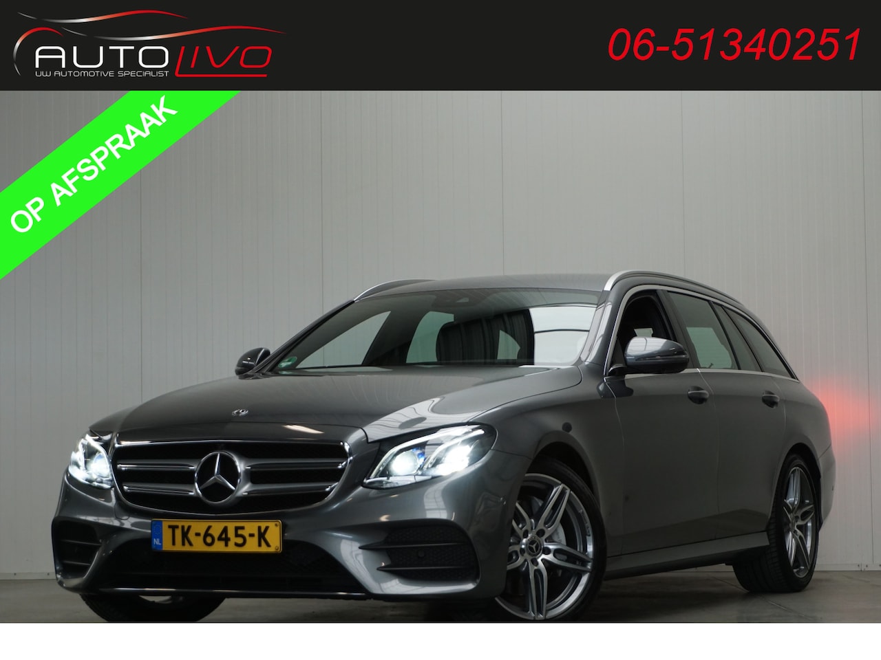 Mercedes-Benz E-klasse Estate - 220 d Business Solution AMG 195 PK! NL AUTO! MOOI EN LUXE! - AutoWereld.nl