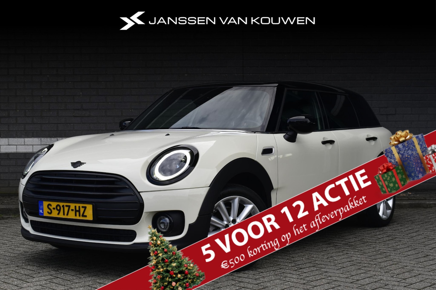 MINI Clubman - Mini 1.5 Cooper Classic / Automaat / Lederen Sportstoelen / Stoelverwarming / Camera / LED - AutoWereld.nl