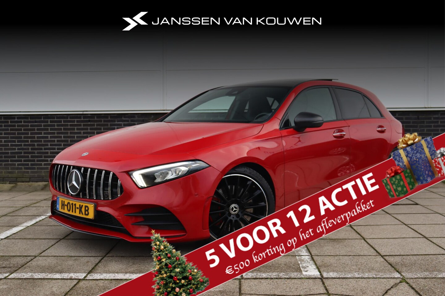 Mercedes-Benz A-klasse - 250 Premium Plus * AMG * 225PK * Pano * Stoelverwarming * Widescreen * 19" LMW * MBUX * - AutoWereld.nl