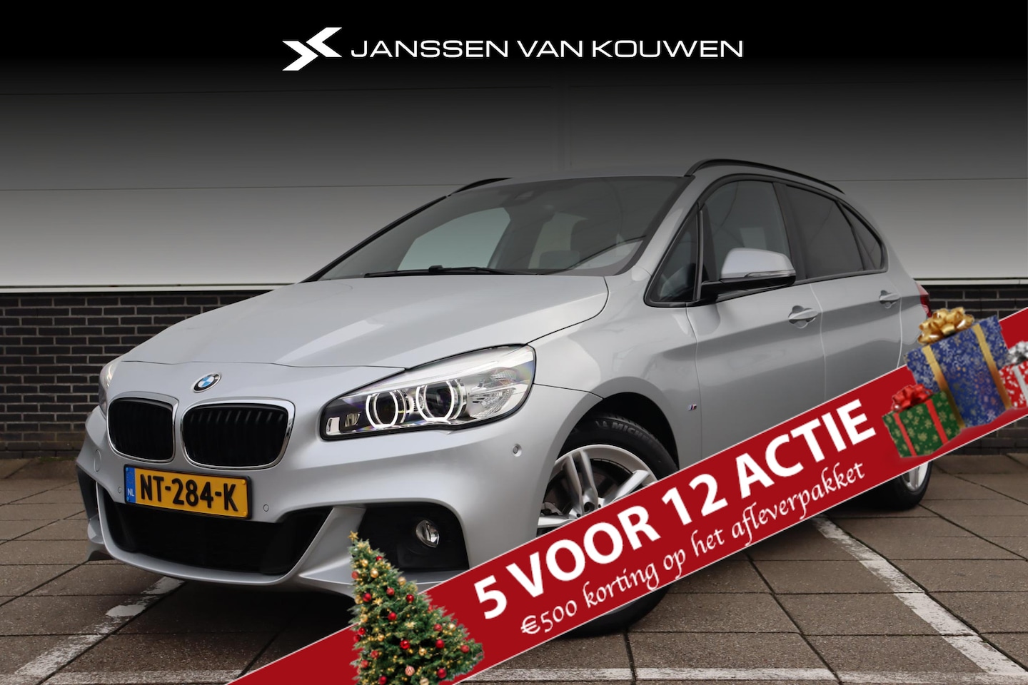 BMW 2-serie Active Tourer - 220i High Executive * M-Sport * Automaat * Sportstoelen * UNIEKE KM STAND * Afn. Trekhaak - AutoWereld.nl