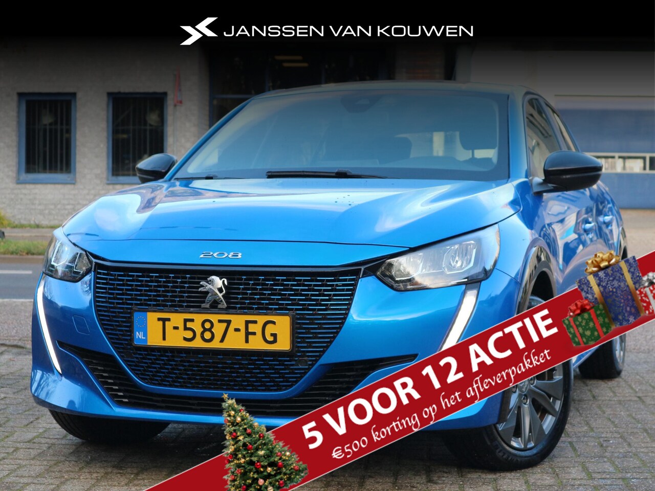 Peugeot e-208 - EV Active Pack 50 kWh / Climate Control / Sensoren / 16" LMV - AutoWereld.nl