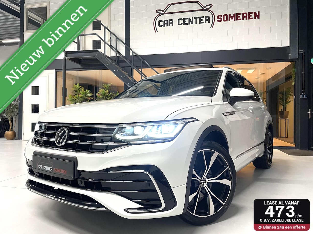 Volkswagen Tiguan - 1.5 TSI R-Line 360 Cam/ Pano/ 20''LMV/ Standkachel - AutoWereld.nl