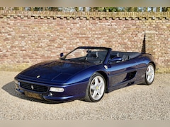Ferrari F 355 - Spider F1 "15.000 kilometers" Stunning Blu Tour de France exterior with matching blue leat