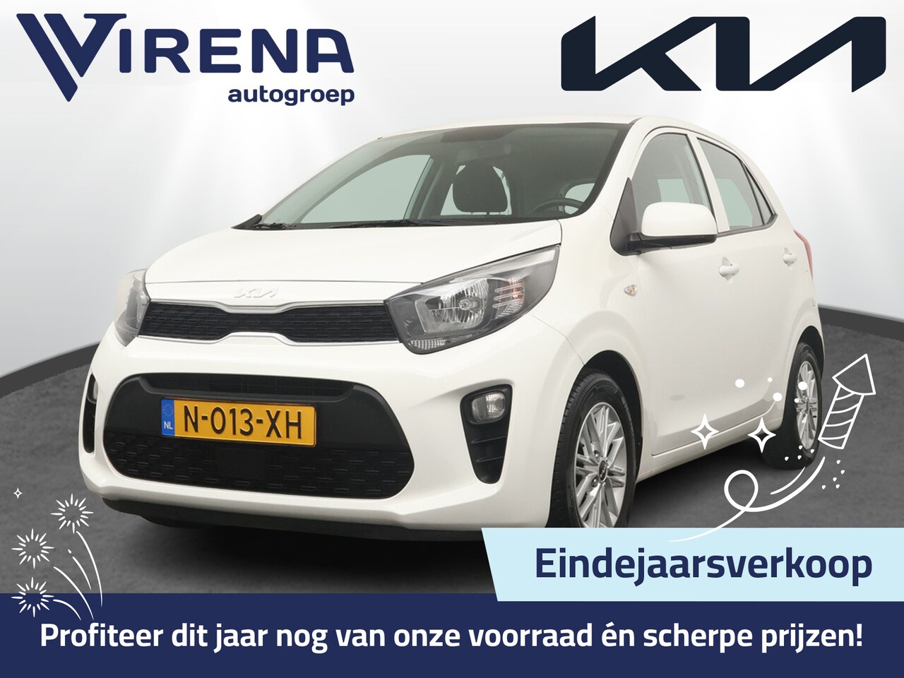 Kia Picanto - 1.0 DPi DynamicLine - Airco - Apple Carplay/Android Auto - Cruise Control - Bluetooth - - - AutoWereld.nl