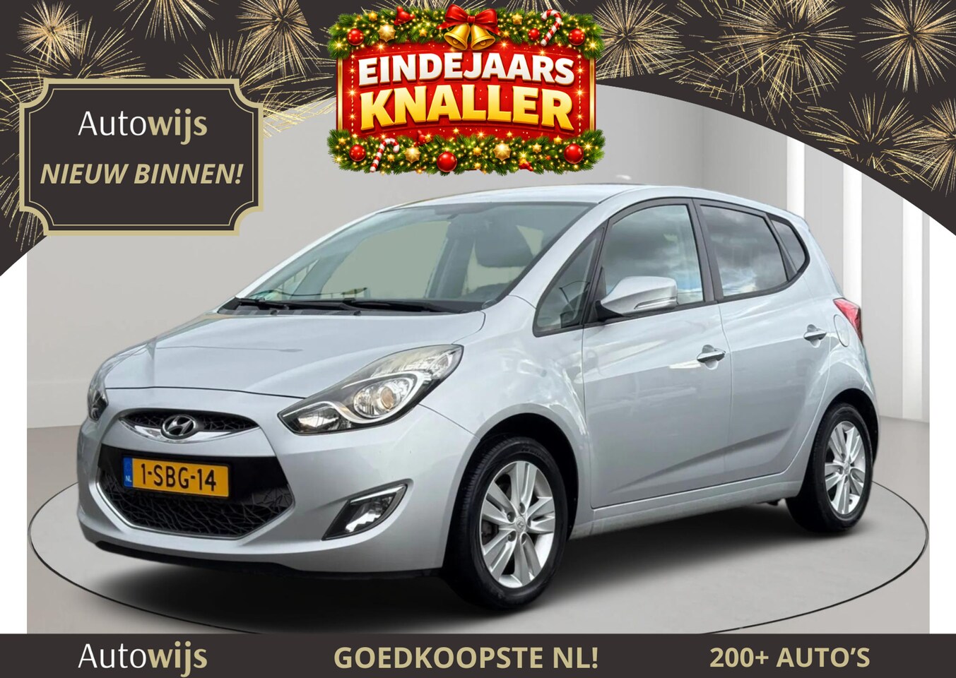 Hyundai ix20 - 1.4 CRDi i-Vision|Trekhaak|Clima|Xenon|Cruise - AutoWereld.nl