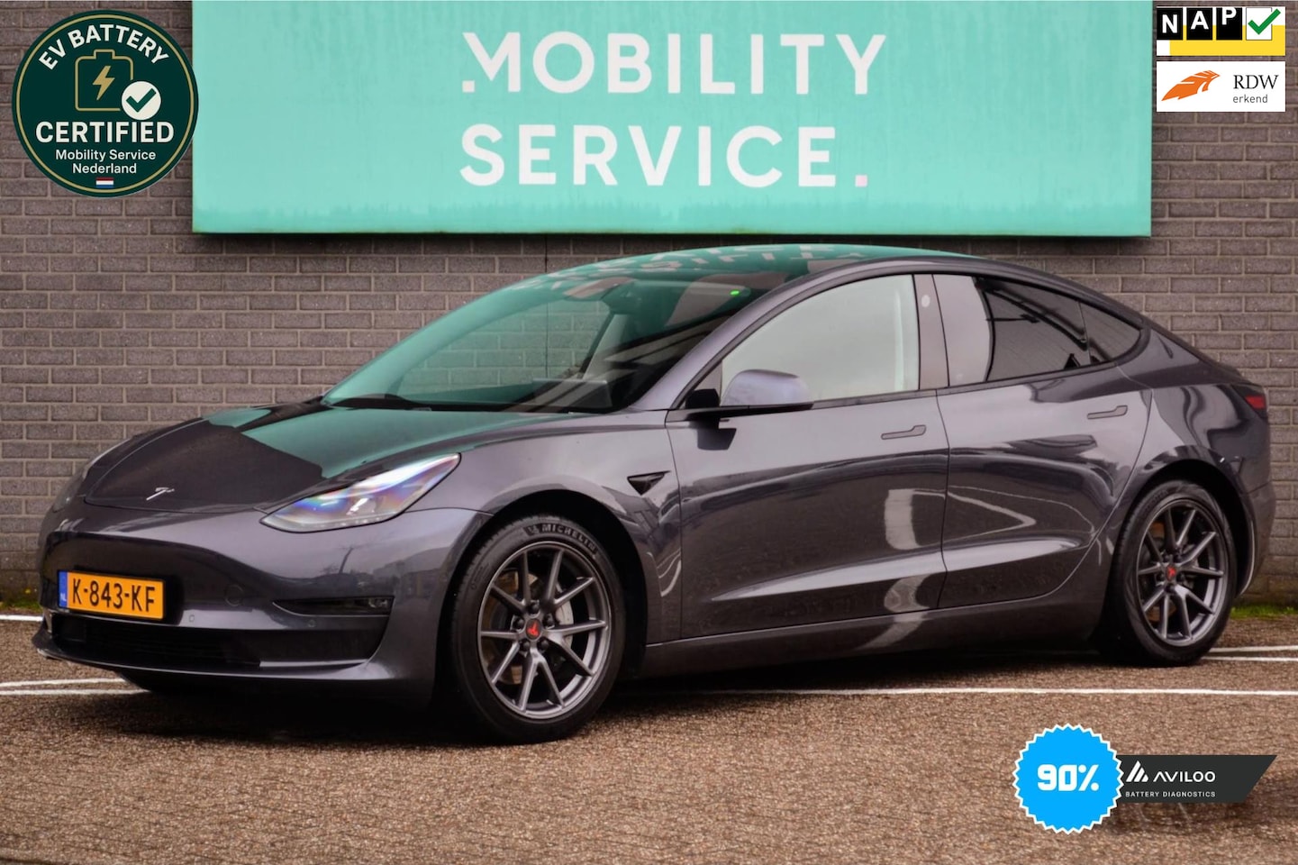 Tesla Model 3 - Long Range RWD Long Range AWD 75 kWh SOH90% Pano AutoPilot LED - AutoWereld.nl